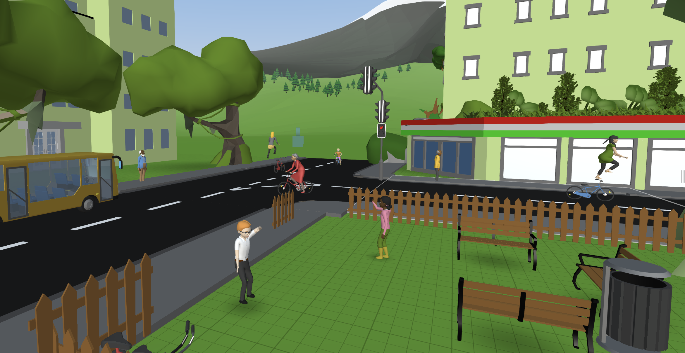 Virtuelle 3D-Welt